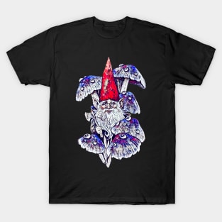 Gnome with Toadstools T-Shirt